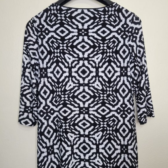 Chico's Printed Shift Dress Size S - Picture 7 of 10